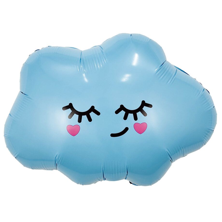 Balon din folie Nor 65/60 cm Albastru