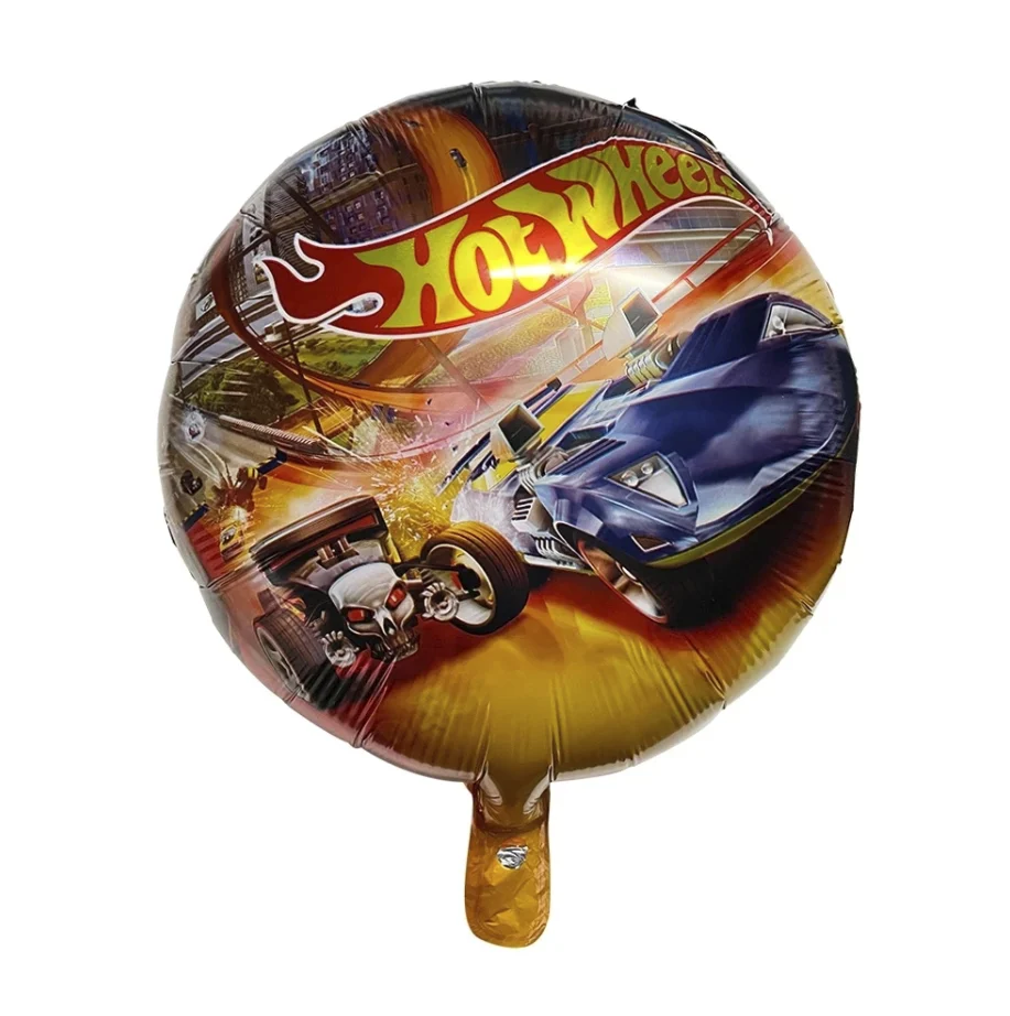 Balon din folie Cerc HotWheels 45 cm (18″)
