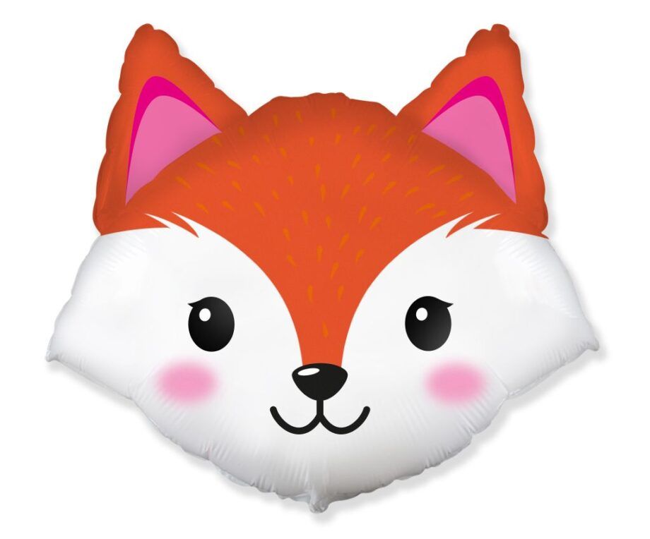 Balon din folie Vulpe draguta 62 х 63 cm (24 х 25")
