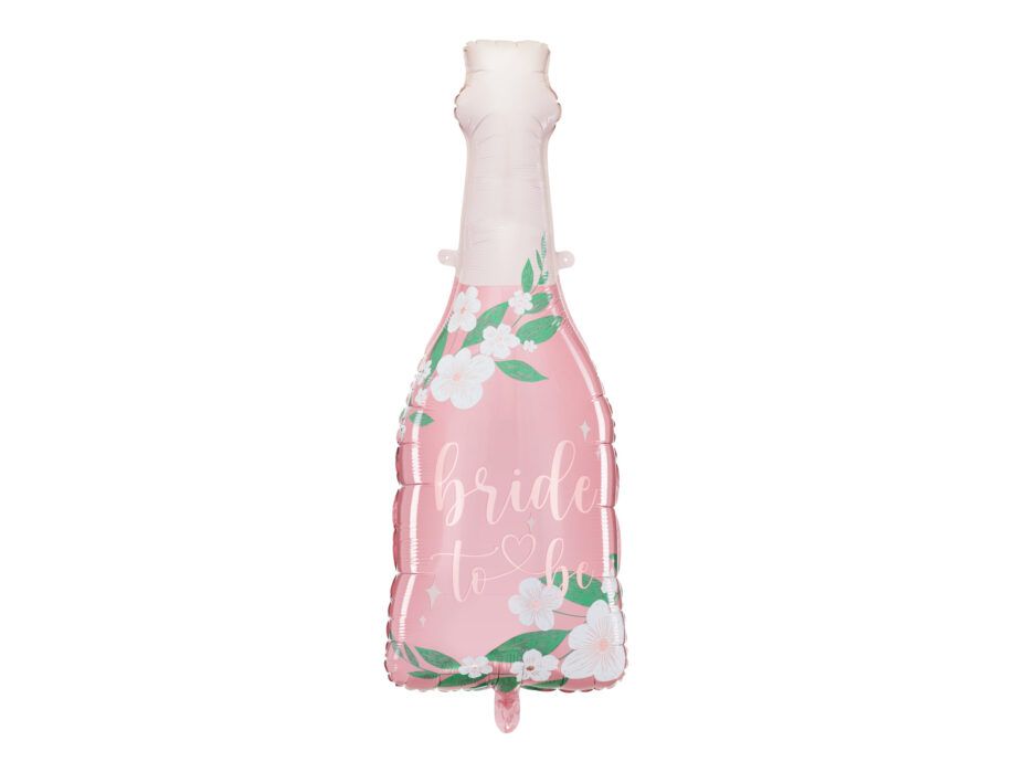 Balon din folie Sticla sampanie BRIDE TO BE 49.5 x 108.5 cm (19 x 43'')