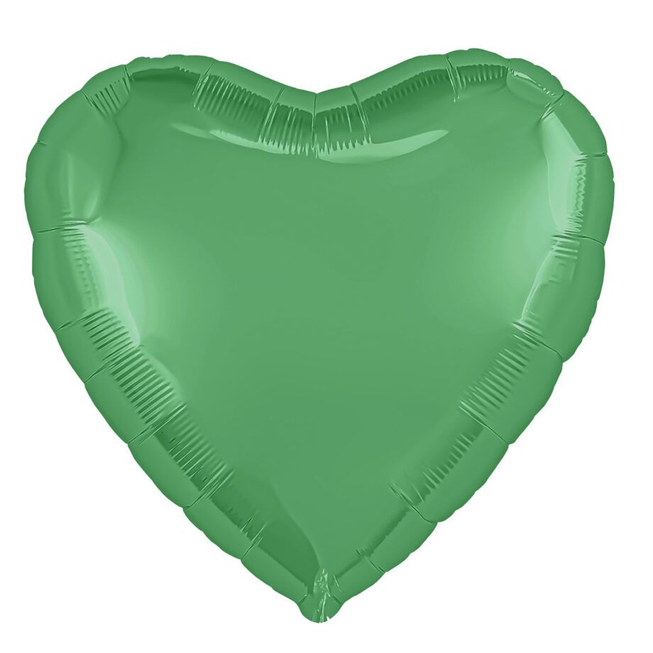 Balon din folie Inima 48 cm (19") Verde Mușchi Boho AG