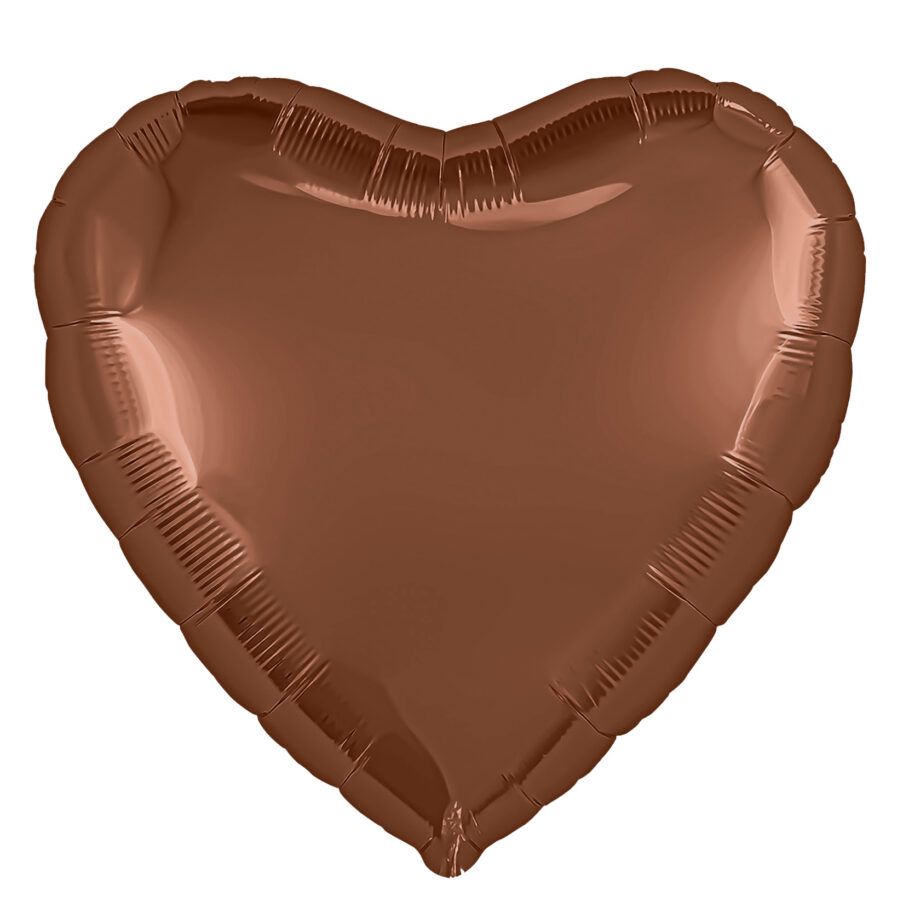 Balon din folie Inima 48 cm (19") Teracotă Boho AG